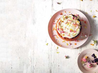 Edible Flower Cake Recipe